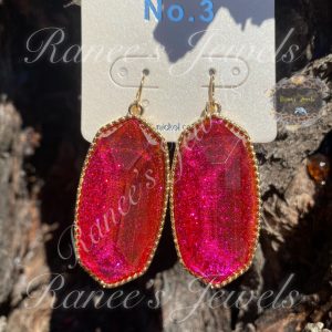 Large Glittery Pink